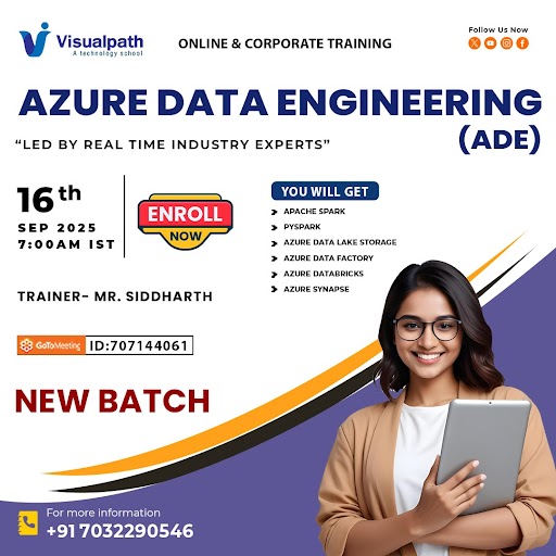 New Batch Azure Data Engineering Online Training Sep 16th
